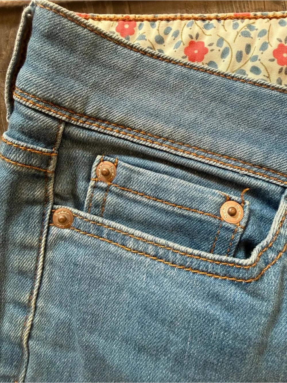 Mini Boden Girls Classic Blue Denim Jeans